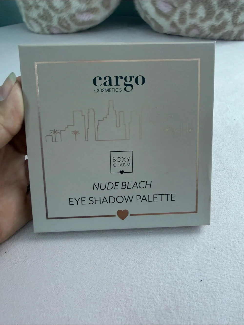 Cargo Nude Beach Eyeshadow Palette - Nude, Beige, Rose Gold Accents
